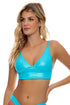 Luli Fama Babes Just Want Sun Cross Back Bustier Top